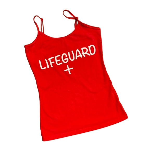 🎁Sonoma Red "Lifeguard" Adjustable Strap Cami Tank Top - Size XS - Picture 2 of 3